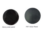 PET mini cabos avaliados IP67 circulares dos painéis 1w 5v/redondos feitos sob encomenda solares de estratificação da forma