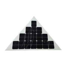 China Resistente UV dado forma costume dos painéis solares do triângulo para a parte externa conduziu lâmpadas fábrica