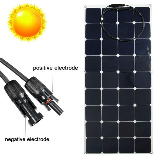 Painel 12V, painel solar portátil do Super Slim solar de 120 watts para viajar