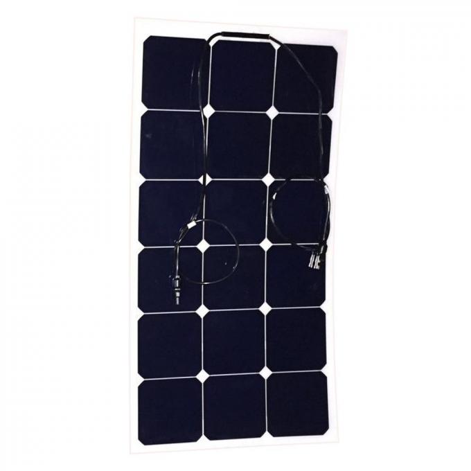 painel solar semi flexível de 100 watts